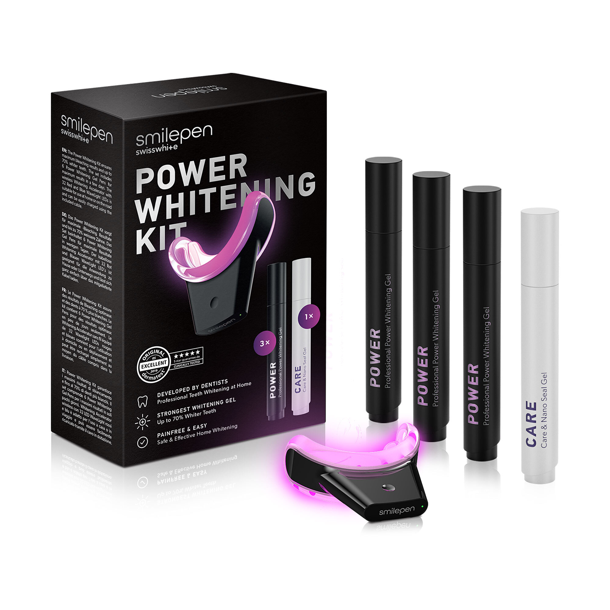 smilepen power whitening kit care