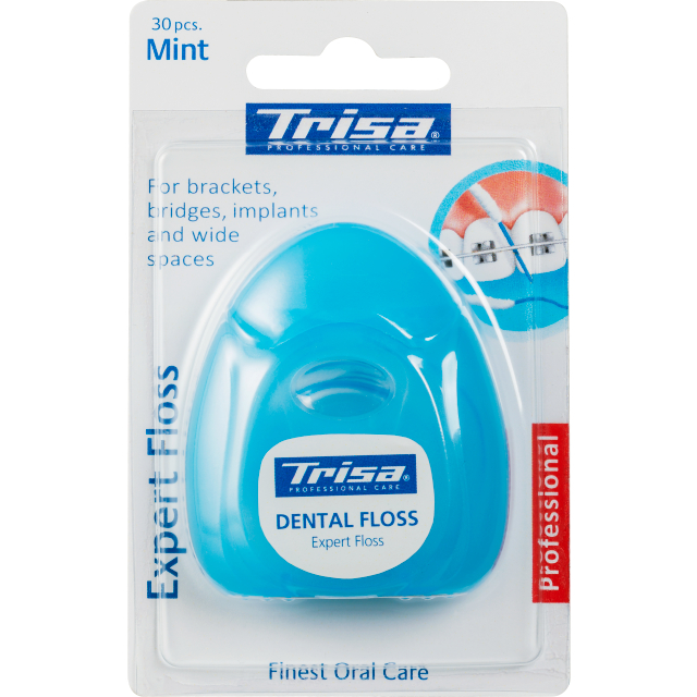 trisa dental floss mint