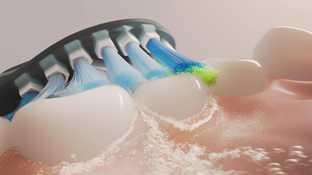 Philips Sonicare C3 Premium Plaque Defense Ersatzbürstenköpfe Schwarz (4 Stk.)