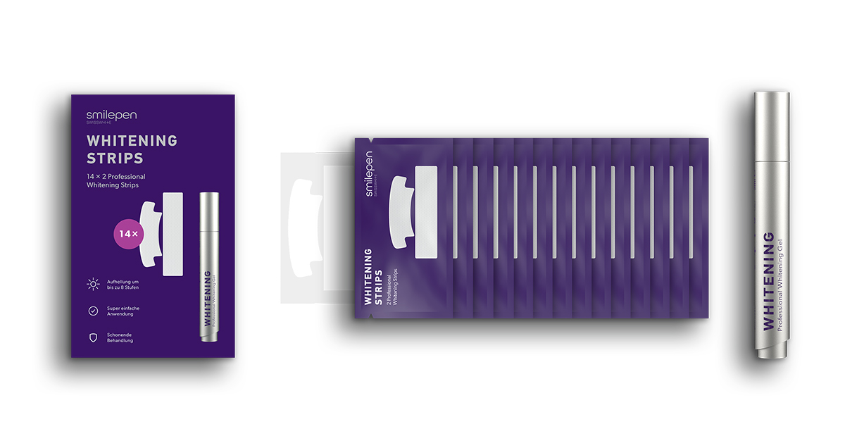 smilepen whitening strips kit all