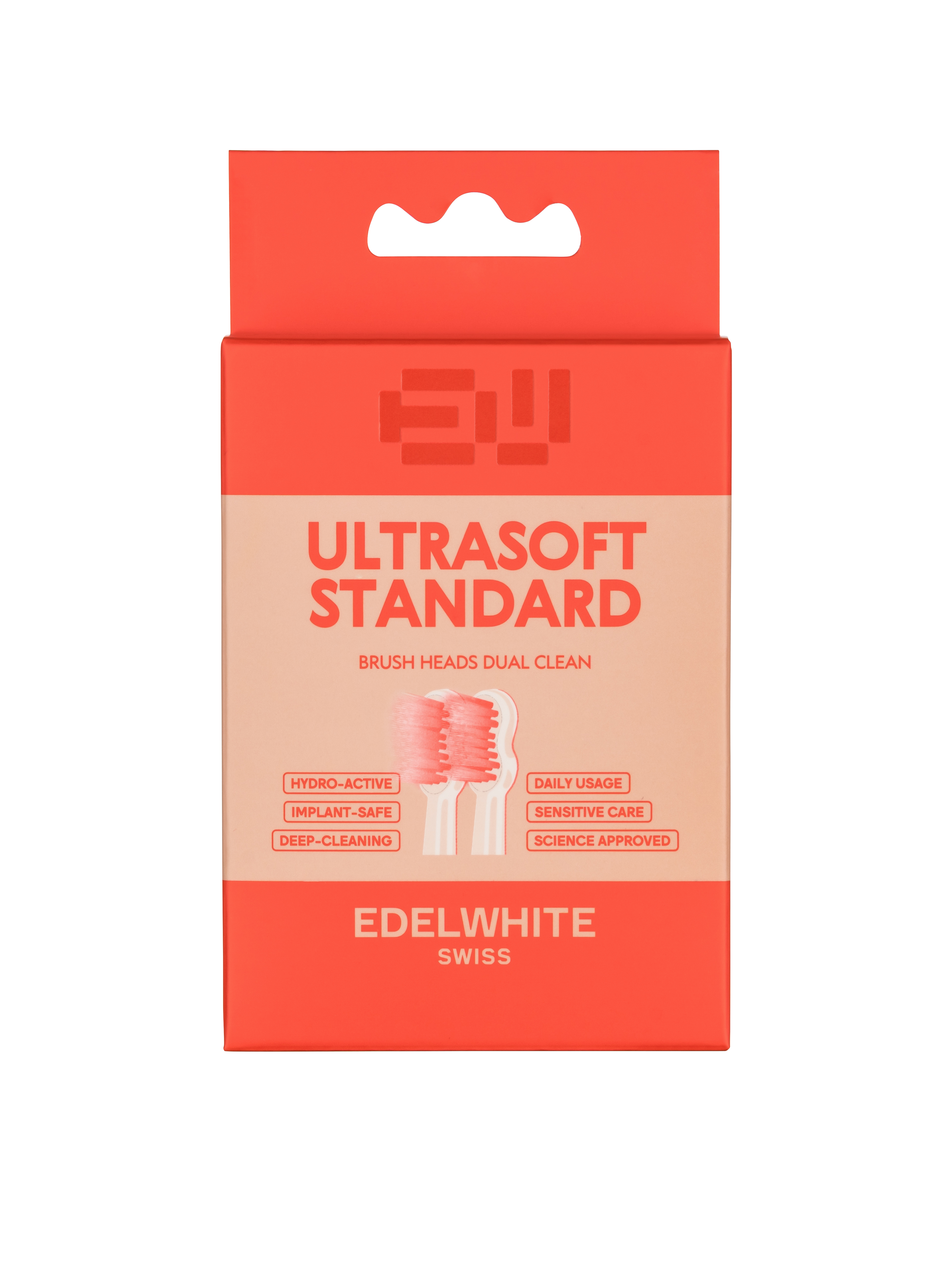 edel+white Dual Clean Ultrasoft Airbag Bürstenköpfe,  2 Stk (100192)