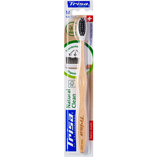 trisa natural zahnburste schwarz